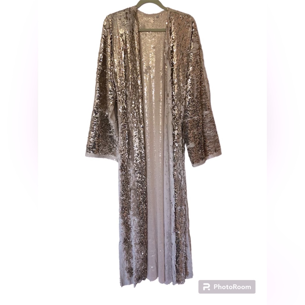 Sequin Open-Dress